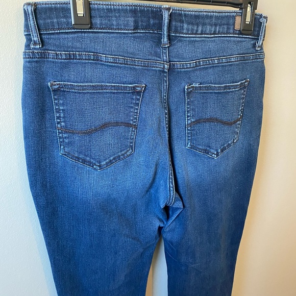 Lee Flex Motion Mid Rise Straight Leg Regular Fit Sz 10 Petite - Picture 7 of 12